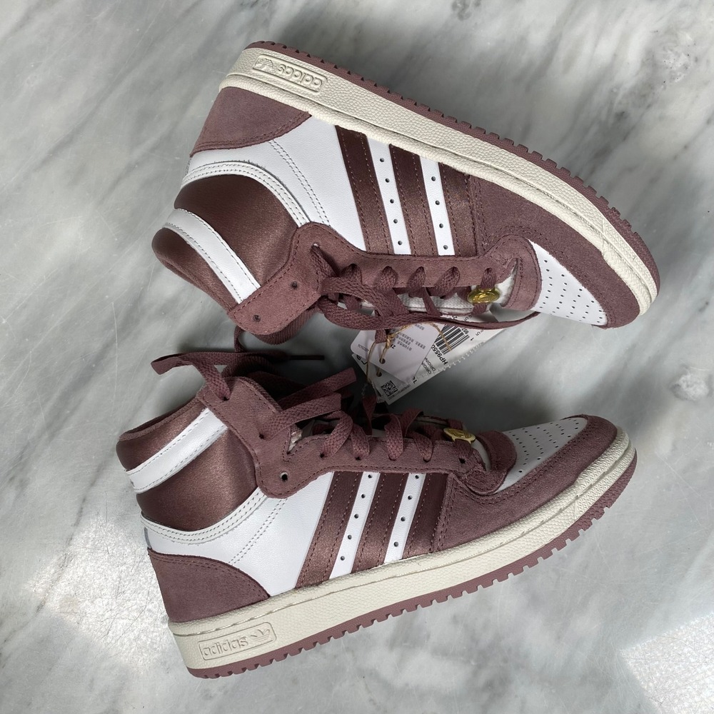 NEW adidas Top Ten RB‎ Shoes Sneakers HP9550 Women's 6.5 White Purple Mauve - Picture 5 of 10